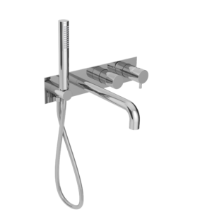 Atlantic Wall Mounted Bath Shower Mixer Chrome