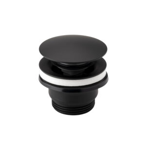 Basin Click Clack Waste Matt Black
