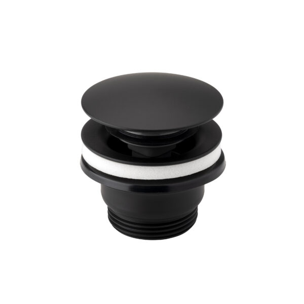Basin Click Clack Waste Matt Black