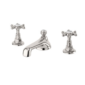Brunel 3pc Low Spout Basin Mixer Nickel