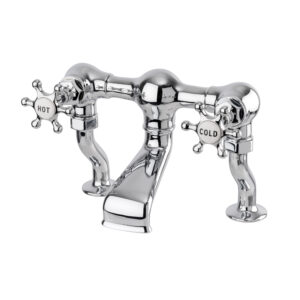 Brunel Deck Mounted Bath Filler Chrome