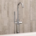 Atlantic Floor Standing Single Lever Bath Shower Mixer Chrome - Image 2