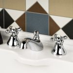 Leonardo 3pc Deck Basin Mixer Chrome