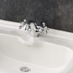 Leonardo Two Handle Mono Basin Mixer Chrome - Image 3