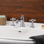 Mallard 3pc Deck Mounted Basin Mixer Chrome - Image 2