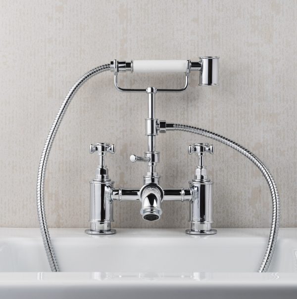 Mallard Deck Mounted Bath Shower Mixer Chrome - Image 2