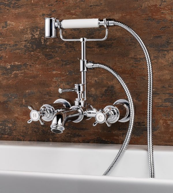 Mallard Wall Mounted Bath Filler Chrome